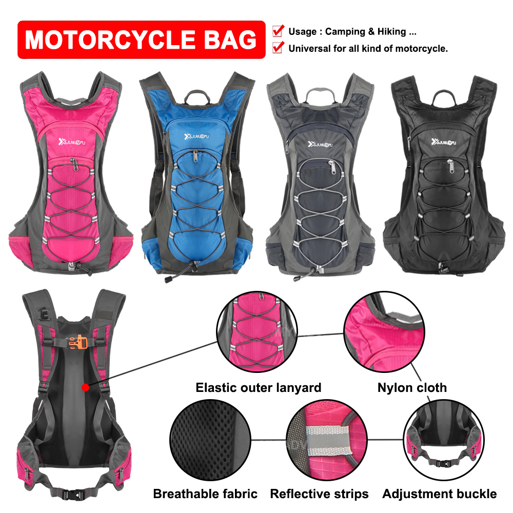 Cycling Gear Organizer - Mochila para motocicleta, armazenamento de viagem,