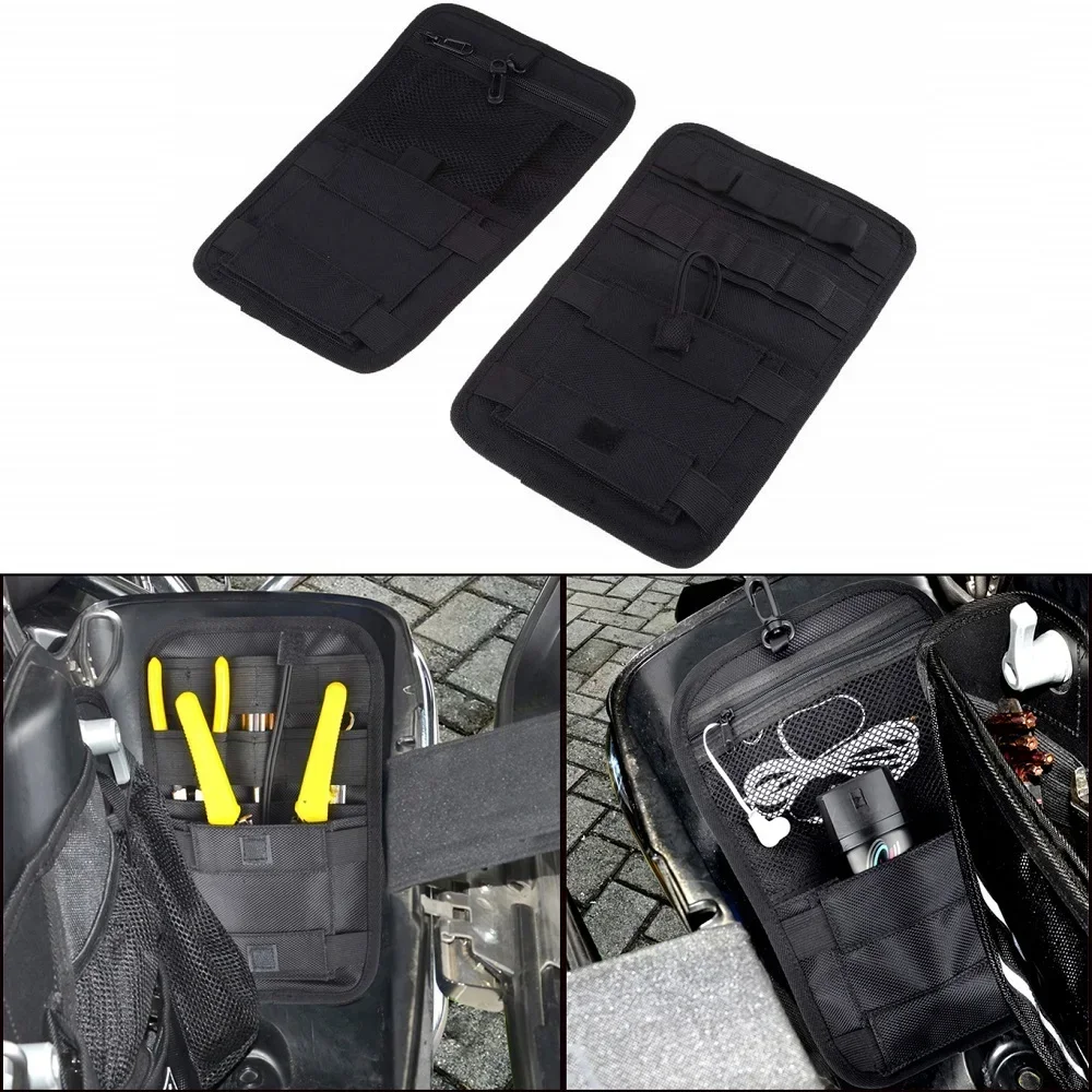 Cycling Gear Organizer - Alforjes universais para motocicleta, bolsa organizadora