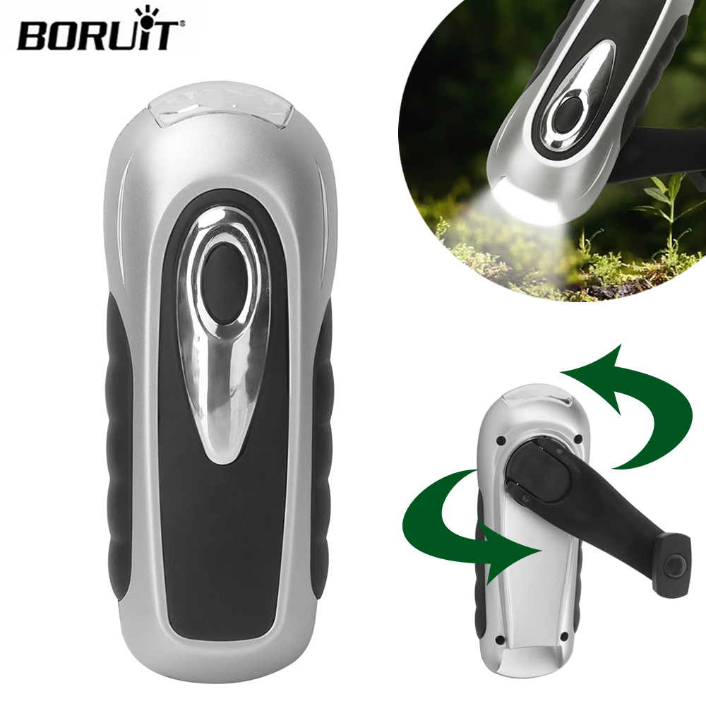 Cycling Low Gear - Boruit lanterna led manivela dínamo tocha