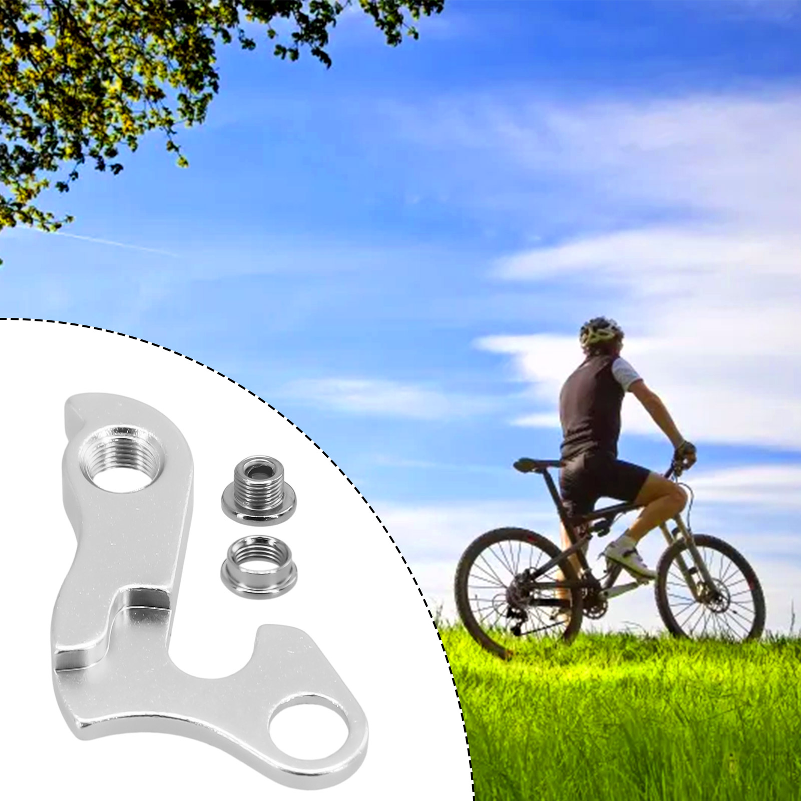 Quality Cycling Gear - Cabide de desviador mtb, substituição de