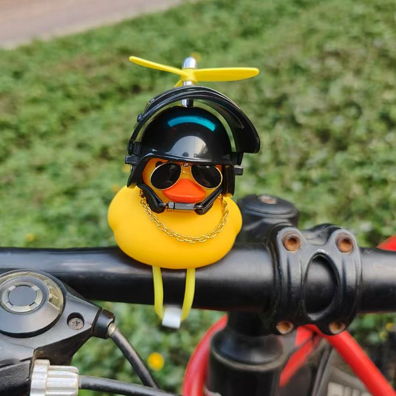 Pato de borracha bonito guiado - Yellow Cycling Gear avaliação e preço