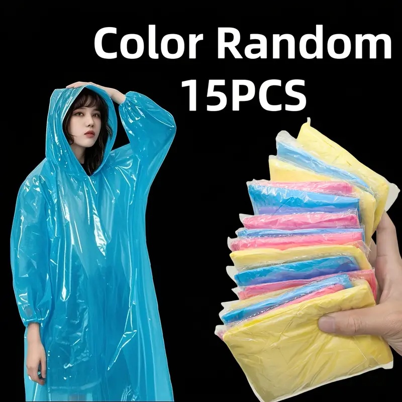 Poncho de chuva transparente d - Yellow Cycling Gear avaliação e preço