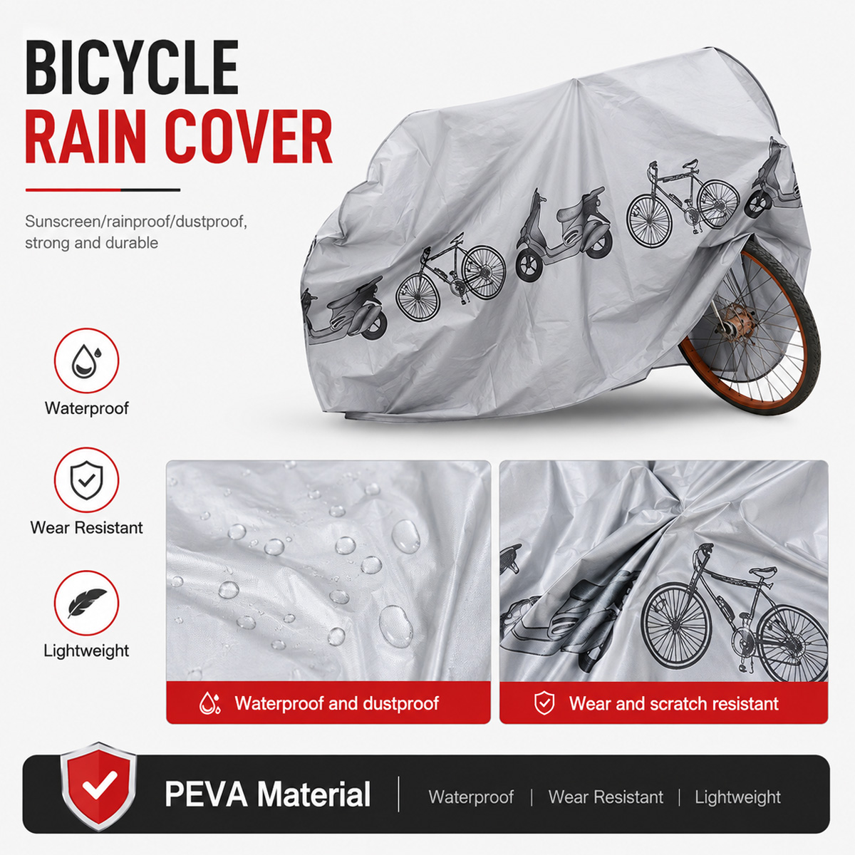 Capa de Chuva Universal para B - Cycling Gear Organizer avaliação e preço