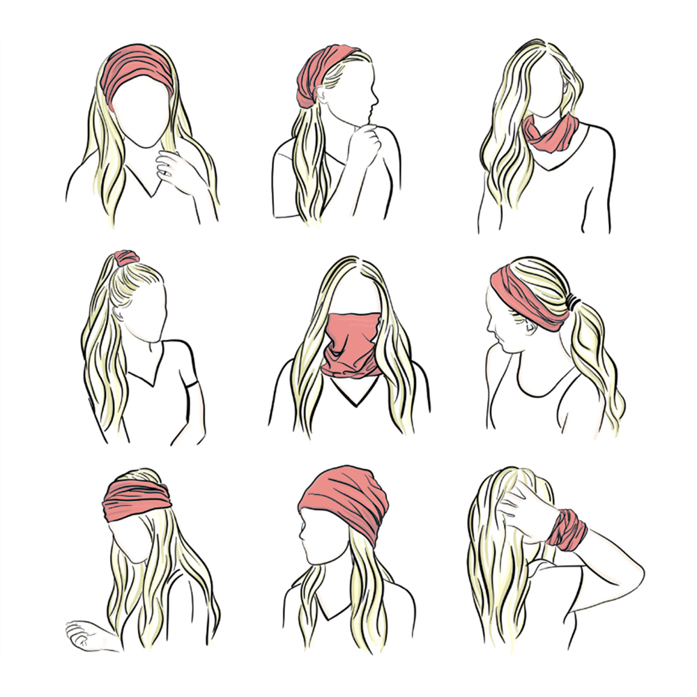Balaclava roxa feminina, faixa - Cycling Gear For Women avaliação e preço