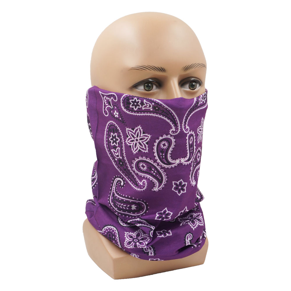 Balaclava roxa feminina, faixa - Cycling Gear For Women avaliação e preço