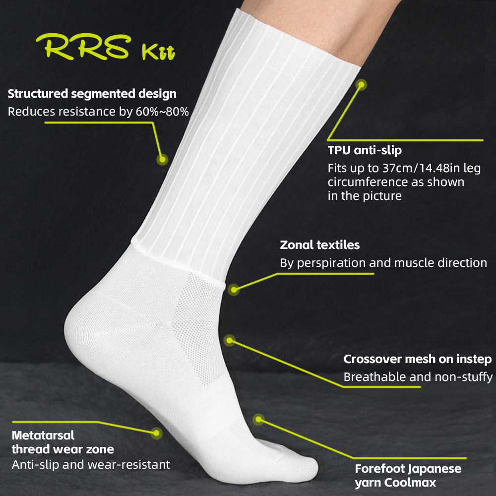 Rrskit meias aerodinâmicas par - Cycling Gear avaliação e preço