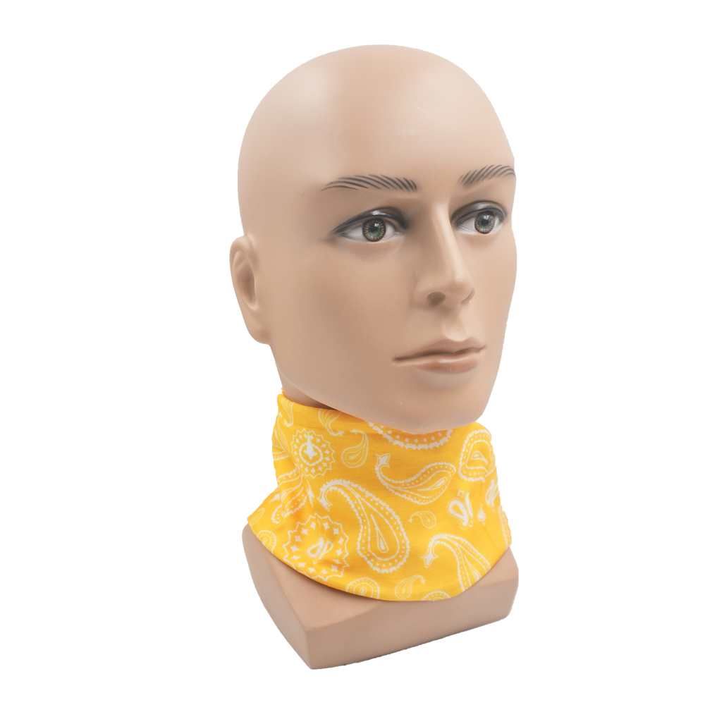 Cor brilhante tubo neckhat fem - Yellow Cycling Gear avaliação e preço