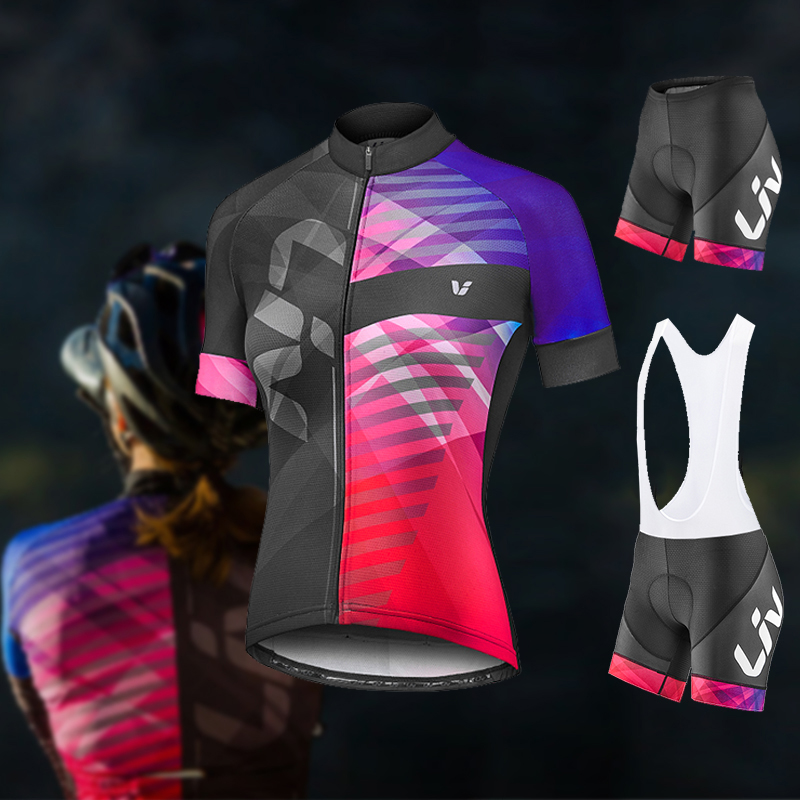 Liv-conjunto de shorts de cicl - Cycling Gear For Women avaliação e preço